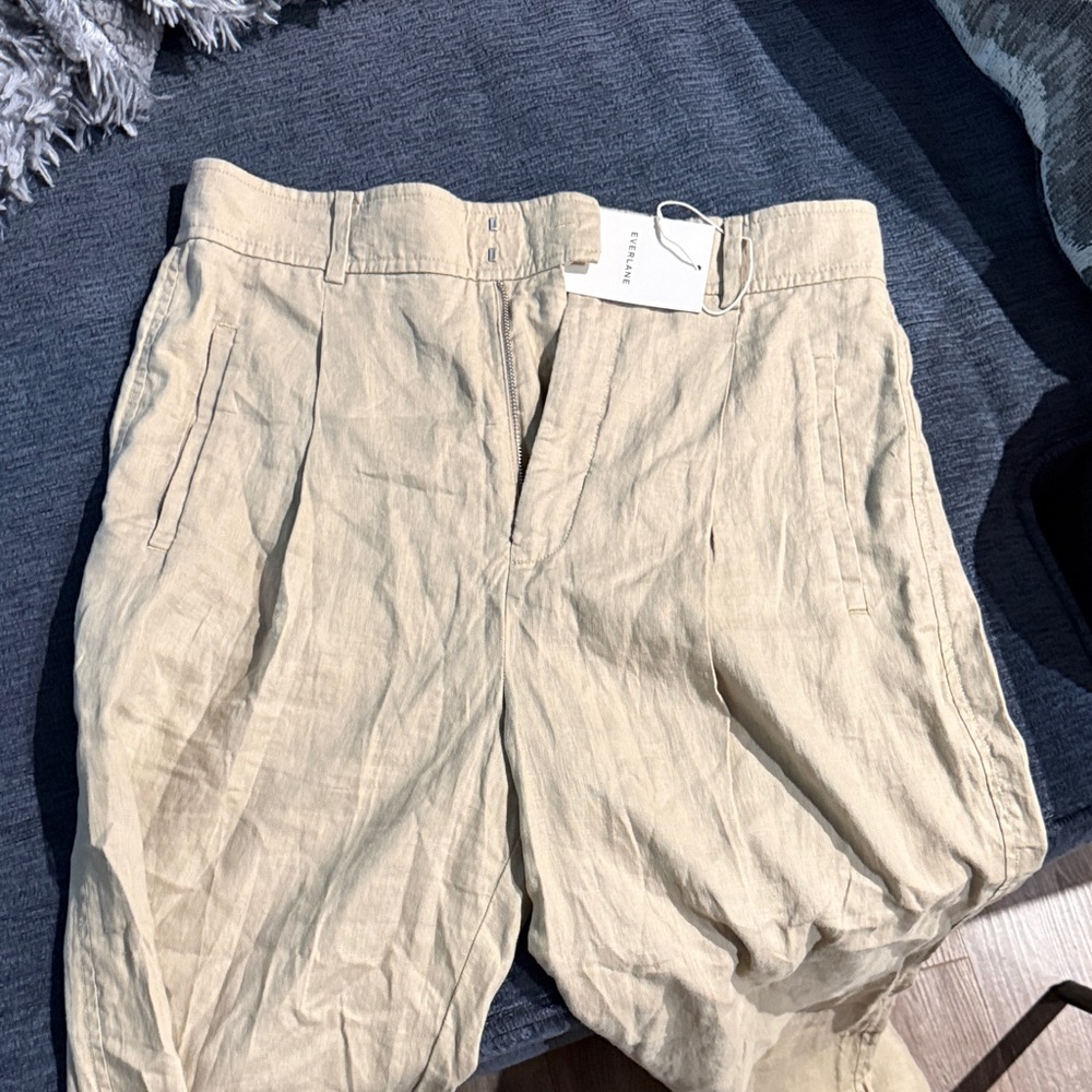 Everlane Beige Wide-Leg Pants - Picture 9 of 9